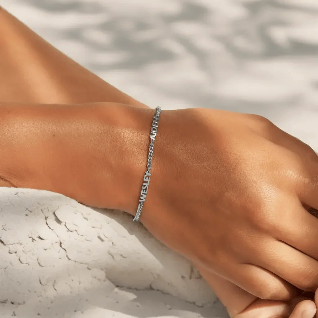 Pulsera con nombre personalizado